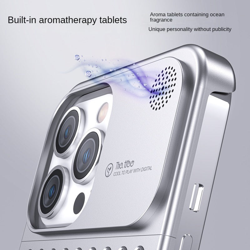 Aromatherapy Mobile Phone Case iphone Aluminum Alloy Anti-drop Heat Dissipation
