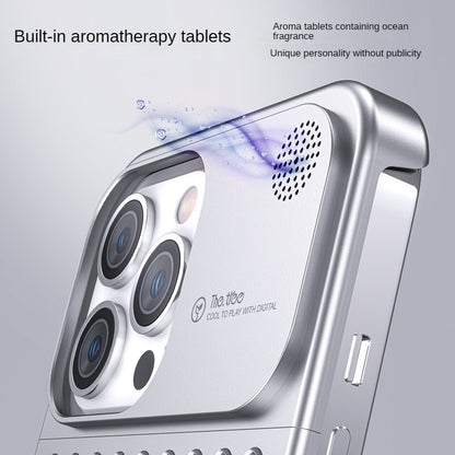 Aromatherapy Mobile Phone Case iphone Aluminum Alloy Anti-drop Heat Dissipation