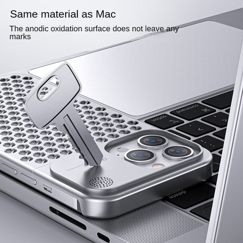 Aromatherapy Mobile Phone Case iphone Aluminum Alloy Anti-drop Heat Dissipation