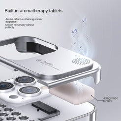 Aromatherapy Mobile Phone Case iphone Aluminum Alloy Anti-drop Heat Dissipation