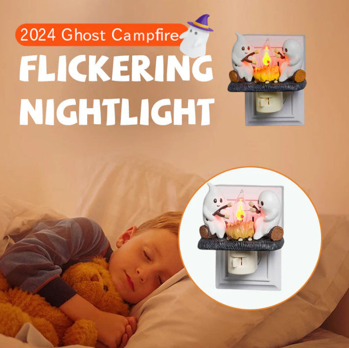 Ghost Campfire Flickering Nightligh