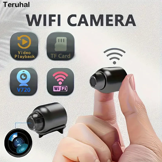1pc Mini Camera, Full HD Mini Camera, Security Protection Night Vision Cam, Motion Detection Security Camcorders, Built-in Battery Camera, Micro Camcorder, SD Card Loop Recording