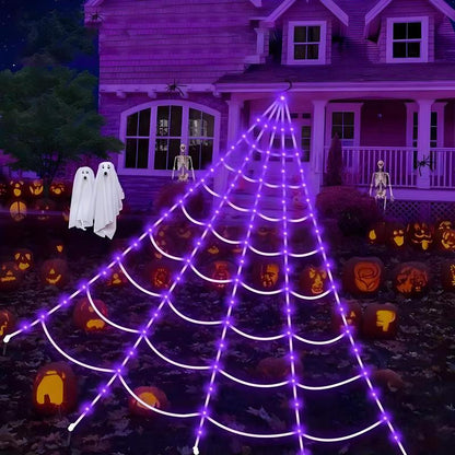 Halloween Spider Web Light