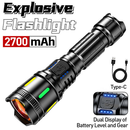Flashlights High Lumens Rechargeable