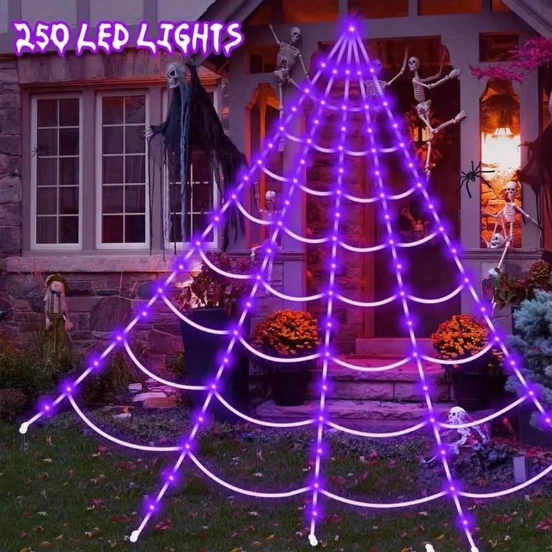 Halloween Spider Web Light