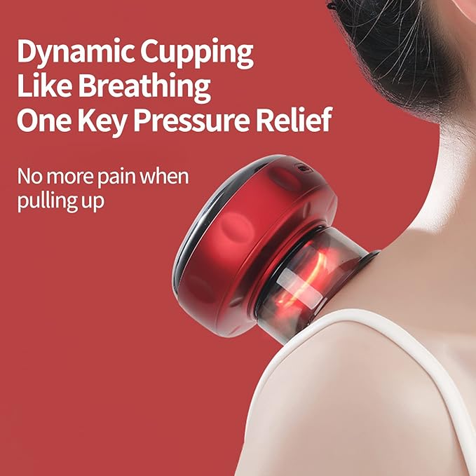 Smart Dynamic Cupping Therapy Set,Cellulite Massager 4 in 1 Vacuum Therapy Machine Cellulite Remover