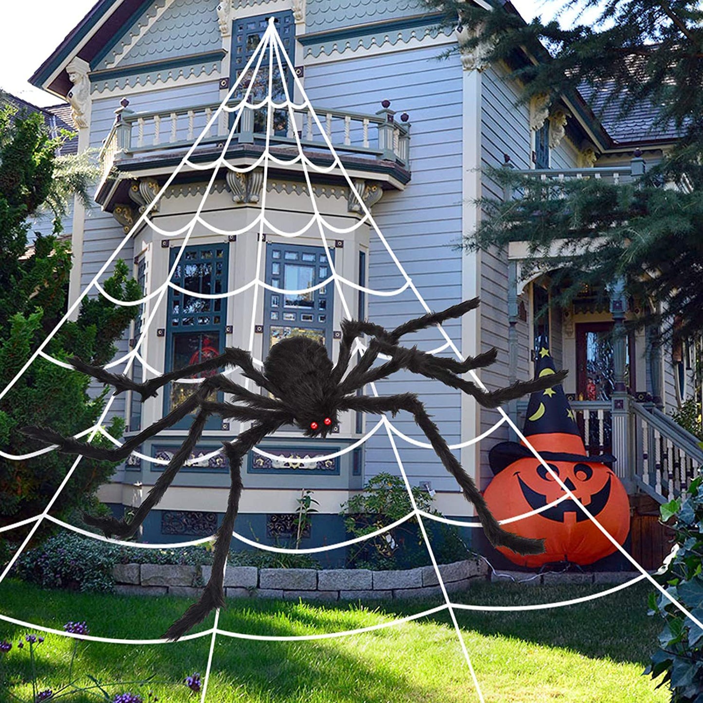Halloween Spider Web Light
