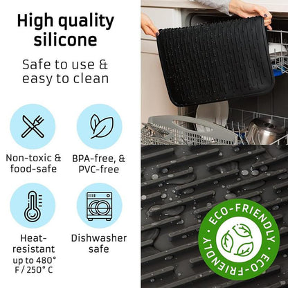 Kitchen Accessories Silicone Stove Mat, 1Count Sink Mat, Electric Stove Top Cover, Electronic Stove Heat Insulation Mat, Summer Gift
