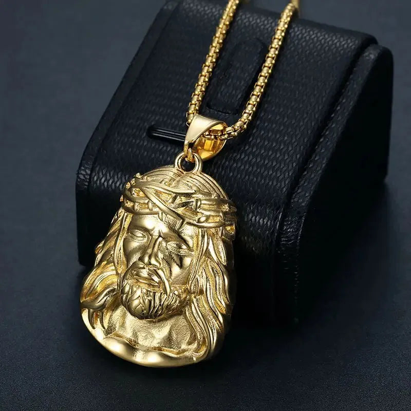 Luxury Gold Jesus Christ Chain/Necklace