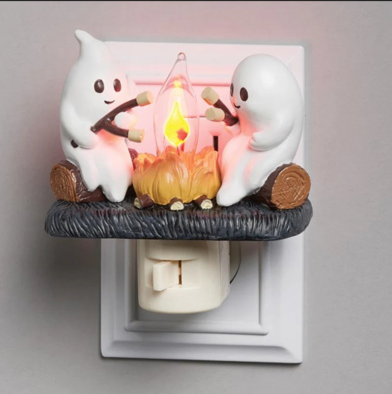 Ghost Campfire Flickering Nightligh