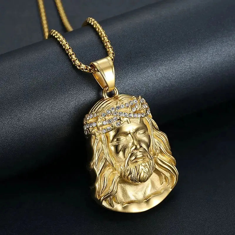 Luxury Gold Jesus Christ Chain/Necklace