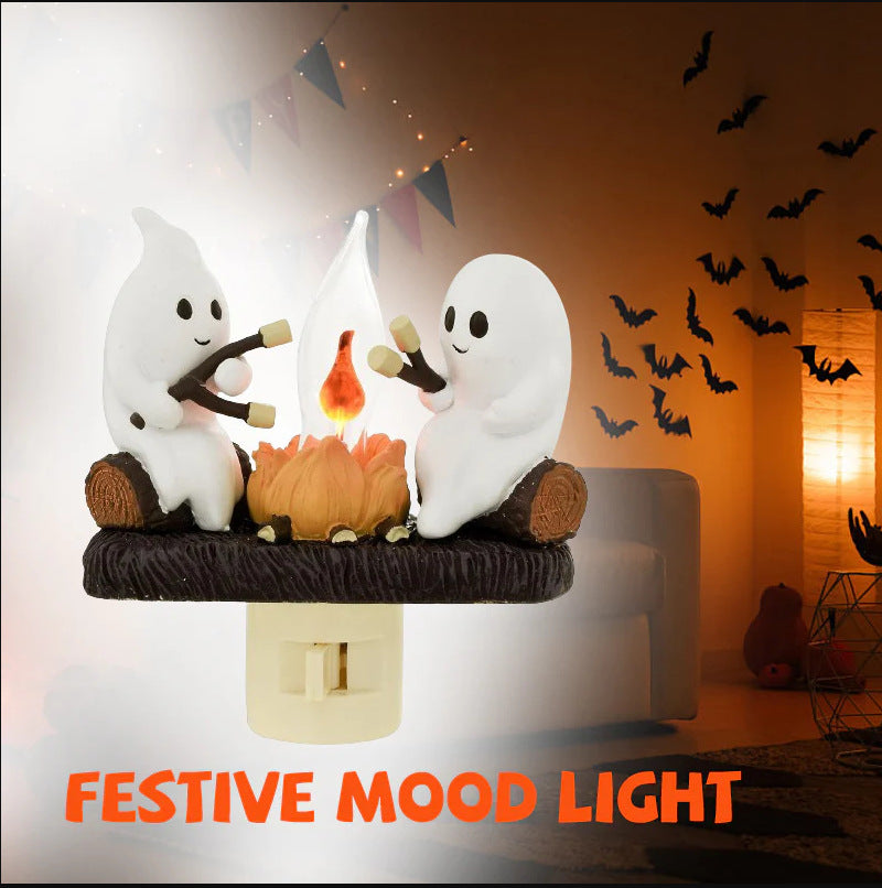 Ghost Campfire Flickering Nightligh