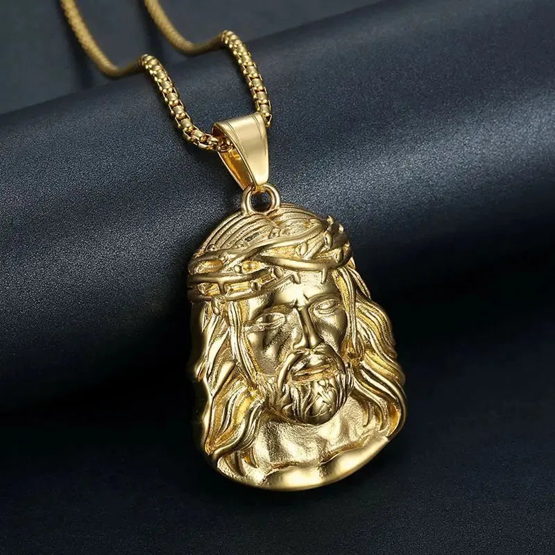 Luxury Gold Jesus Christ Chain/Necklace