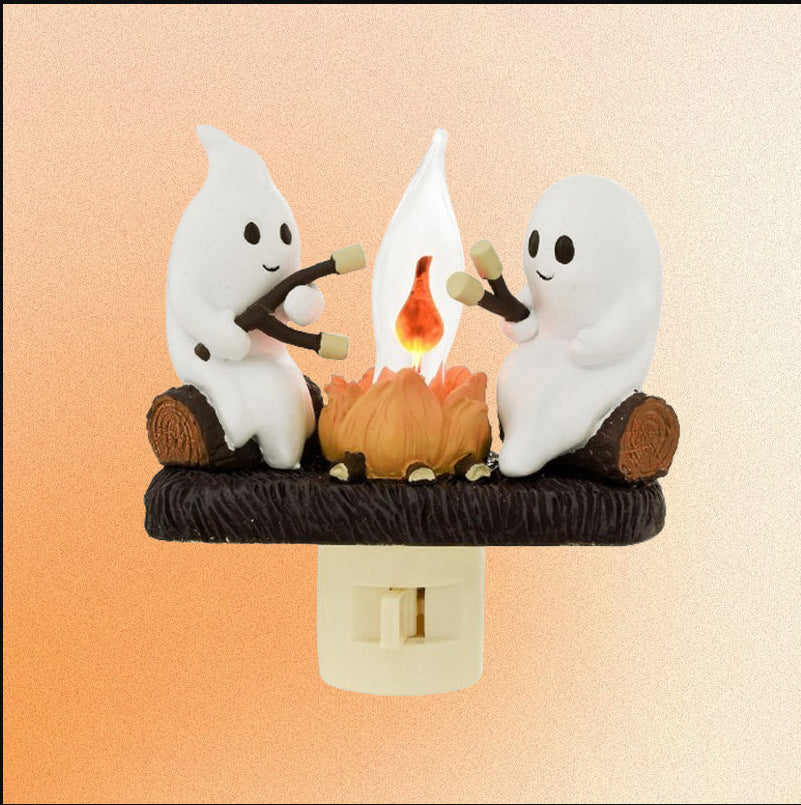 Ghost Campfire Flickering Nightligh