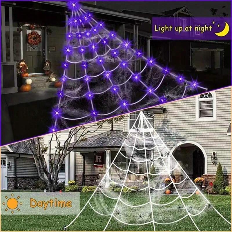 Halloween Spider Web Light
