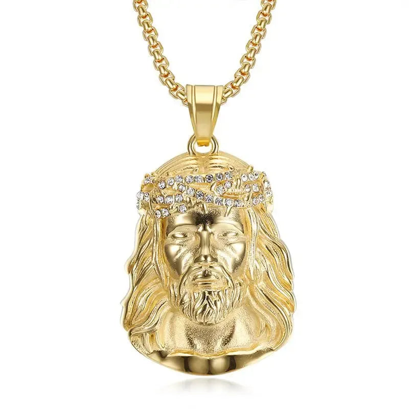 Luxury Gold Jesus Christ Chain/Necklace