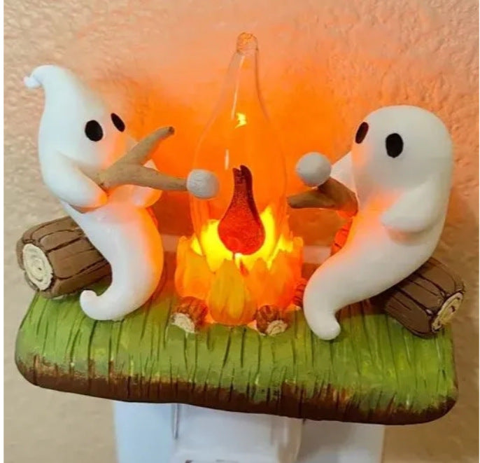 Ghost Campfire Flickering Nightligh