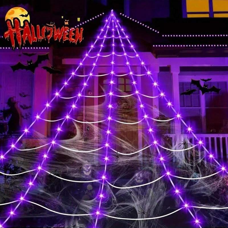 Halloween Spider Web Light