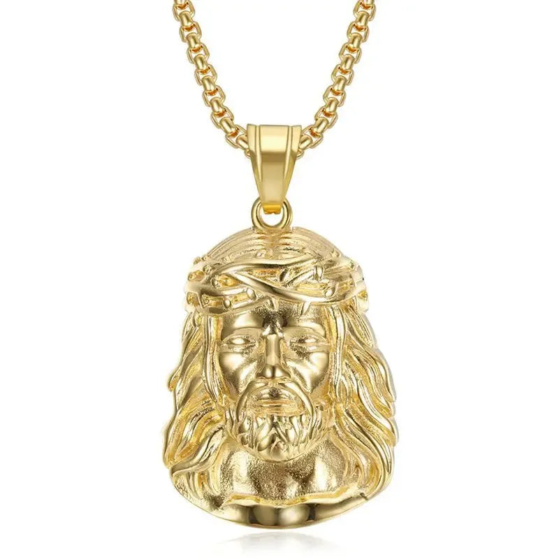 Luxury Gold Jesus Christ Chain/Necklace