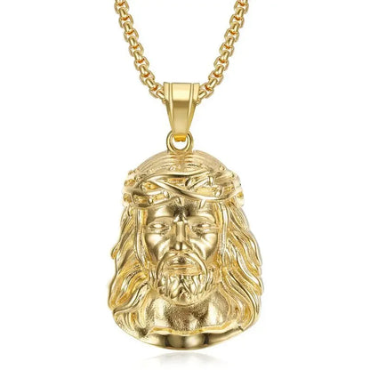 Luxury Gold Jesus Christ Chain/Necklace