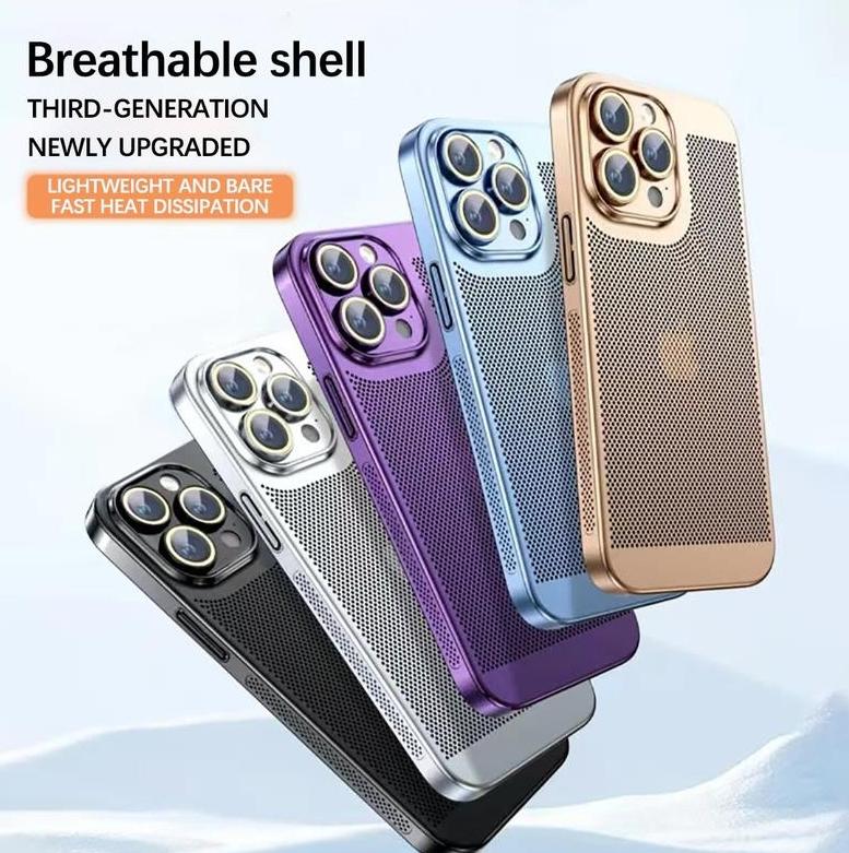 Estuche para teléfono con disipación de calor por galvanoplastia 