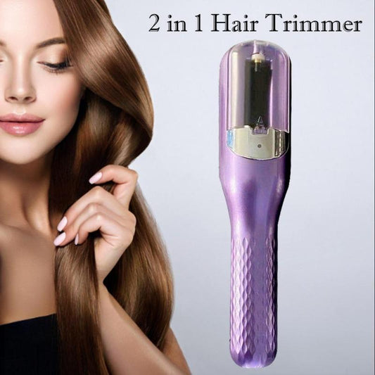 Regalo de Año Nuevo 2024 1 pieza cortadora de cabello de puntas abiertas recargable tipo C multifuncional 