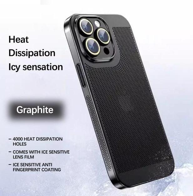 Estuche para teléfono con disipación de calor por galvanoplastia 