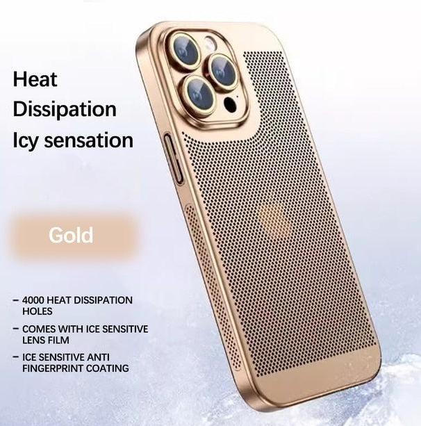 Estuche para teléfono con disipación de calor por galvanoplastia 