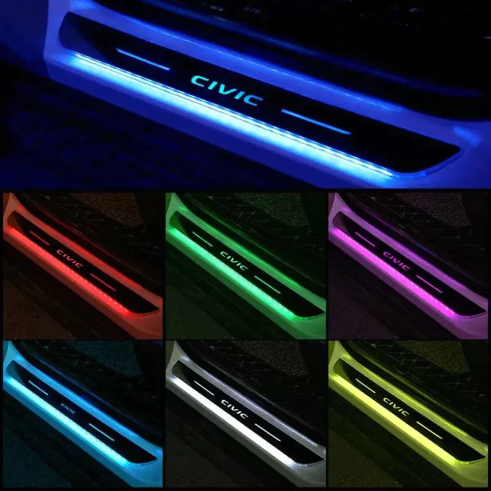 PLACAS DE UMBRAL LED PARA COCHE