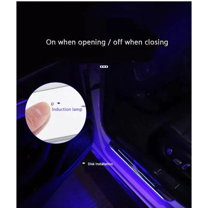 PLACAS DE UMBRAL LED PARA COCHE