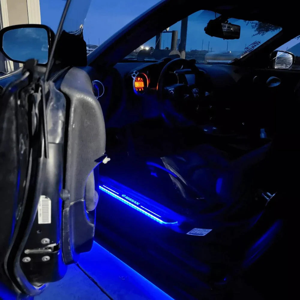 PLACAS DE UMBRAL LED PARA COCHE